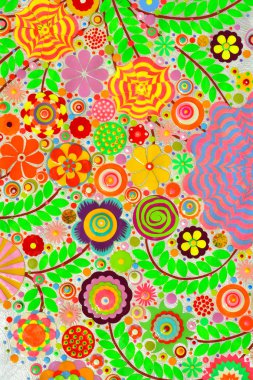 Bahar arka plan ile çiçek çiçek.  