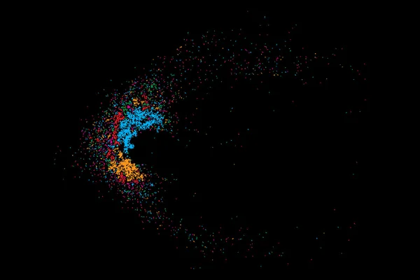 Explosão colorida de confete . — Fotografia de Stock