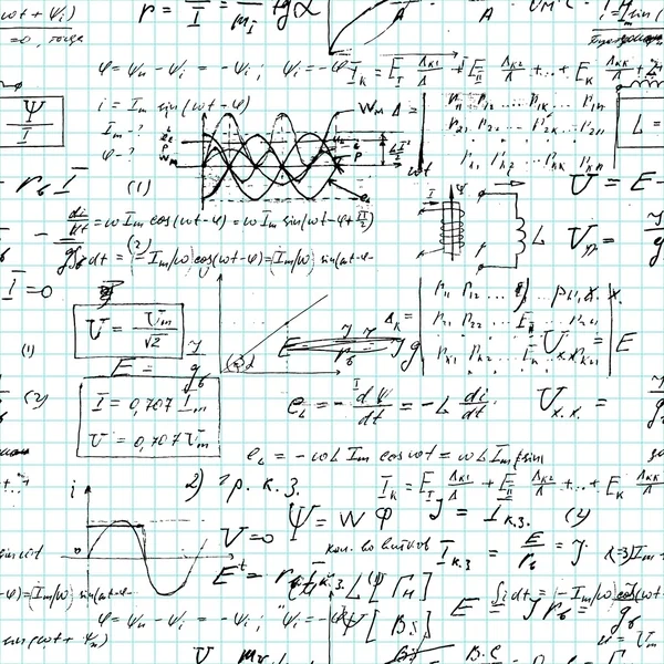 Seamless pattern, mathematical operations — Stock Photo, Image