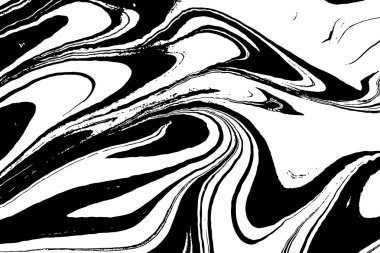 Mürekkep dokusu. Beyaz ve siyah boya karışımı 