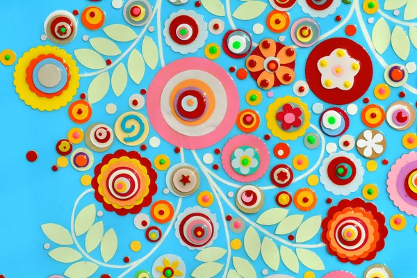 Bando de flores, cor abstrata — Fotografia de Stock