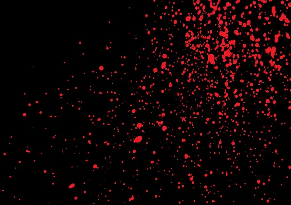 Splatter van bloed in rode inkt — Stockfoto