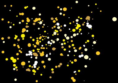 Altın parıltı patlama