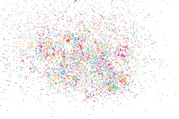 Colorful explosion of confetti — Stock Photo, Image