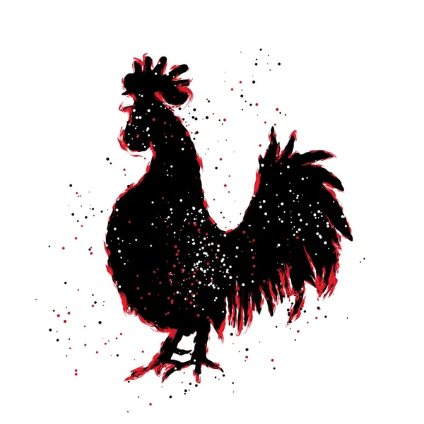 Symbol chiński Rooster — Zdjęcie stockowe