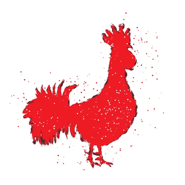 Gallo simbolo cinese — Foto Stock