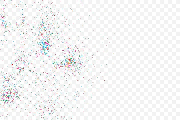 Explosion colorée de confettis — Image vectorielle