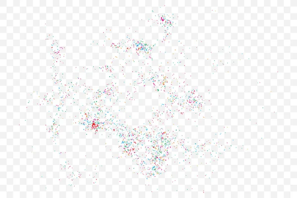 Colorida explosión de confeti — Archivo Imágenes Vectoriales