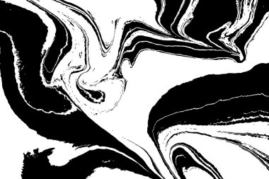 Elle çizilmiş ebru dokusu