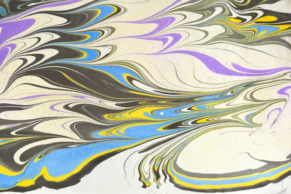 Ebru marbling υφή — Φωτογραφία Αρχείου