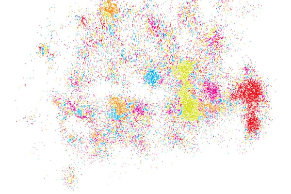 Explosion de confettis colorés — Image vectorielle