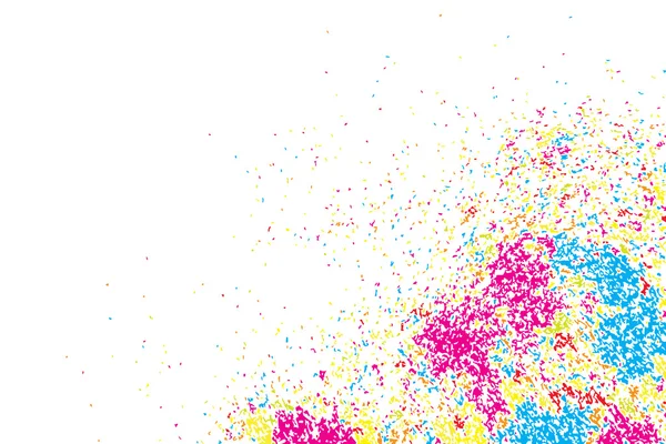 Explosie van kleurrijke confetti — Stockvector
