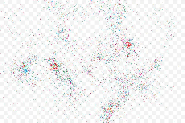 Explosion de confettis colorés — Image vectorielle