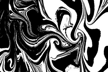 Elle çizilmiş çizim tekniği Ebru