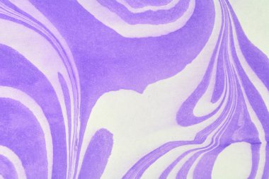 Geleneksel Türk ebru tekniği desen