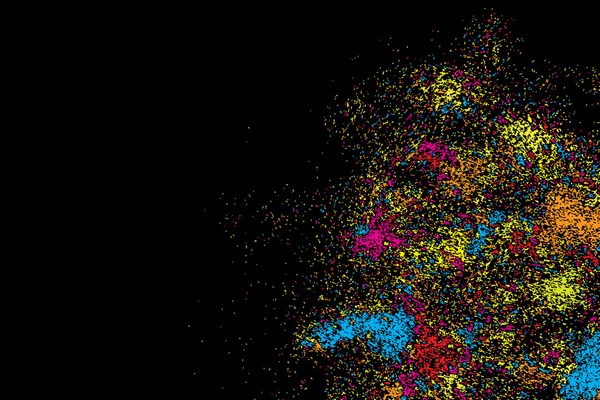 Fête colorée fond confetti — Image vectorielle