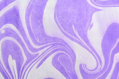 Geleneksel Türk ebru tekniği desen