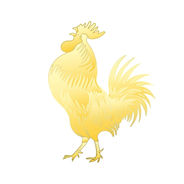 Hand drawn rooster illustration — Stock Photo, Image