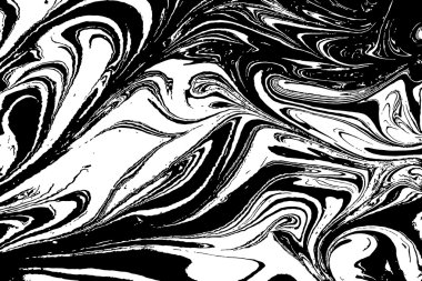 Beyaz ve Siyah Mermer Doku