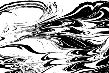 Beyaz ve Siyah Mermer Doku