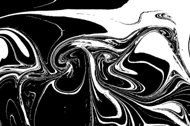 Beyaz ve Siyah Mermer Doku 