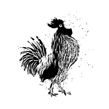 Vintage tarzı horoz