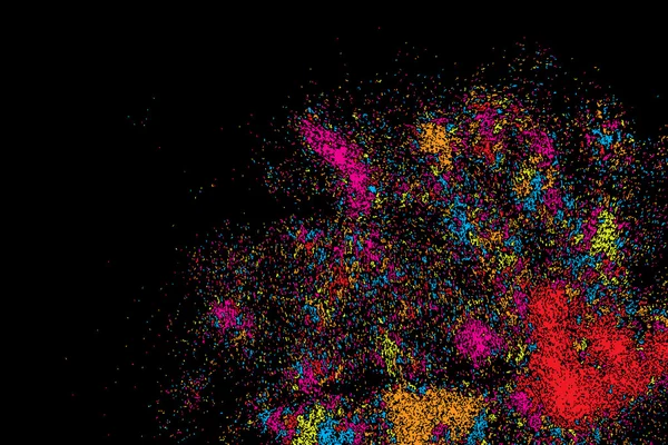 Eksplozja kolorowy konfetti — Zdjęcie stockowe