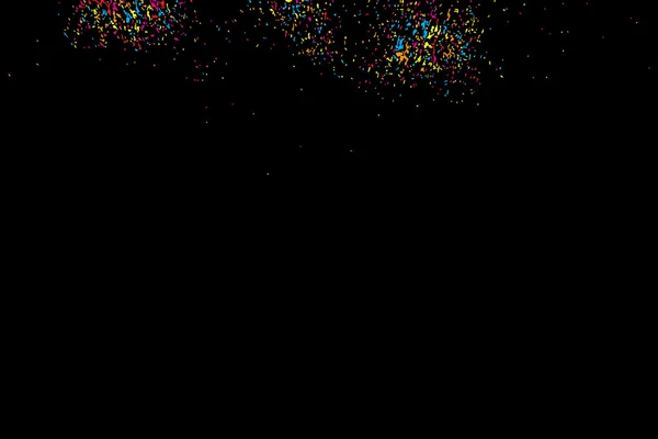 Färgglad explosion av konfetti — Stockfoto