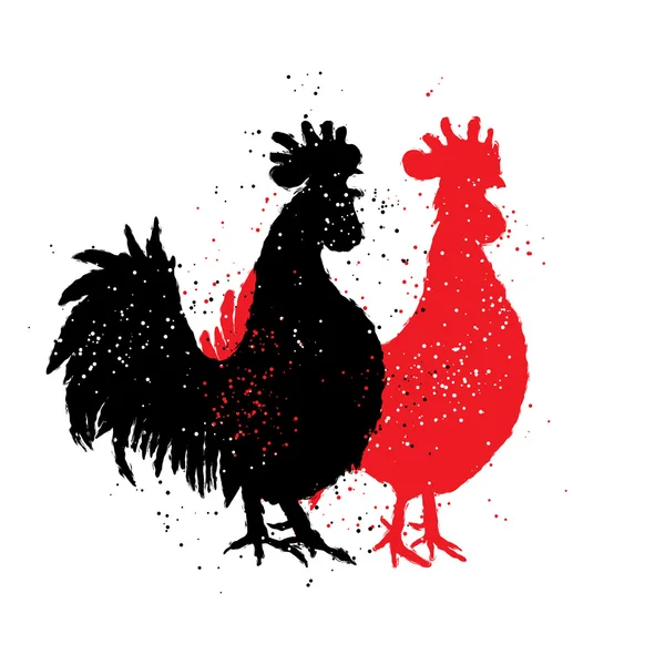 中国の干支の鶏 — ストック写真