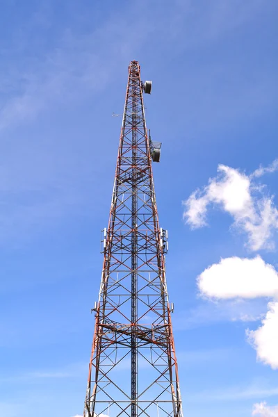 Башта антени зв'язку — стокове фото