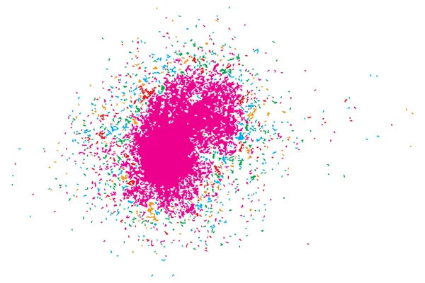 Kleurrijke viering achtergrond met confetti — Stockvector