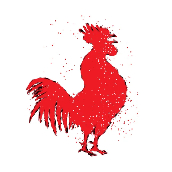 Chinese traditional rooster symbol — Stock Photo, Image