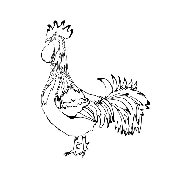 Chinese traditional rooster symbol — Stock Photo, Image