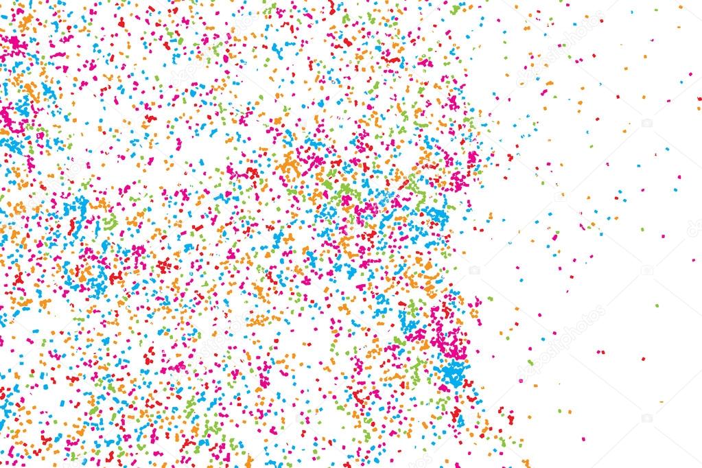 Colorful celebration background with confetti