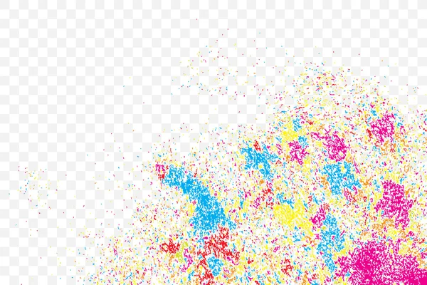 Bunte kleine Glitzerstücke — Stockvektor