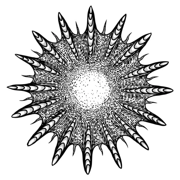 Coronavirus Covid Infektion Pathogener Organismus Mit Dna Oder Rna Der — Stockvektor