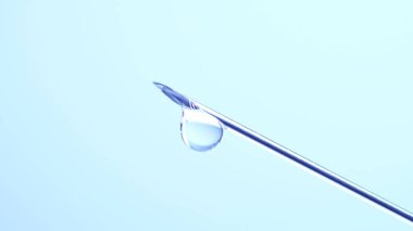 Steril şırıngadan damlayan aşı. Coronavirus 'a karşı tıbbi araştırma geliştirme ve aşı üretimi kavramı, COVID 19. İlaç endüstrisi için uyuşturucu ve ilaçlar. 