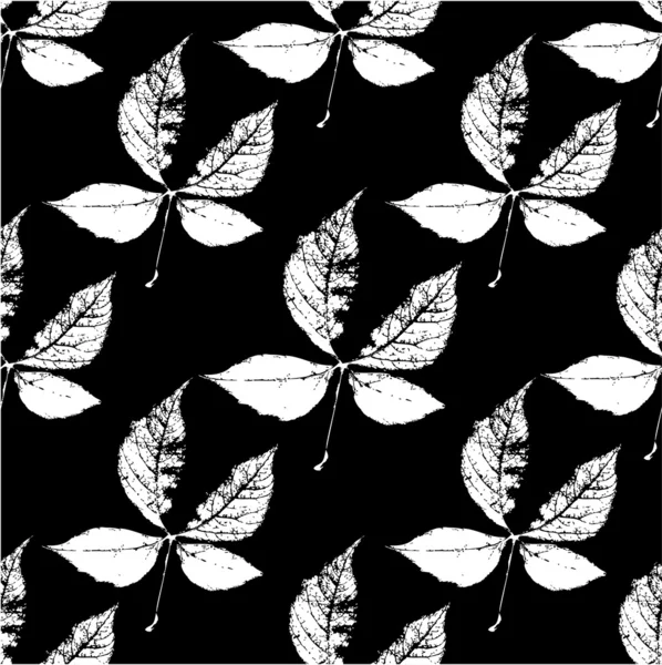 Autumn seamless leaf pattern — Stock Vector