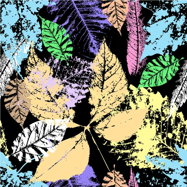 Kolorowe jesienne liście — Wektor stockowy