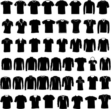 T-shirt, formaları ve kazak seti