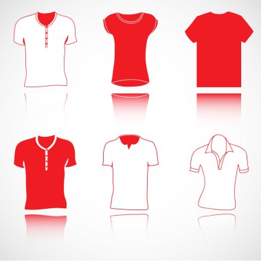T-shirt, formaları ve kazak seti