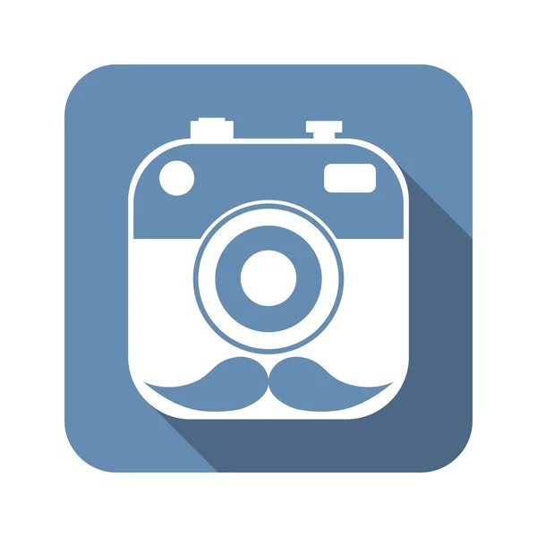 Icona della fotocamera hipster — Vettoriale Stock