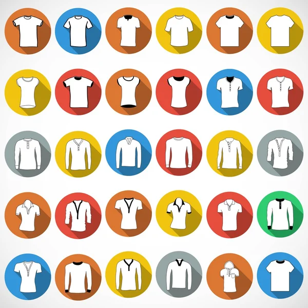 T shirt Icons sign — Stock Vector