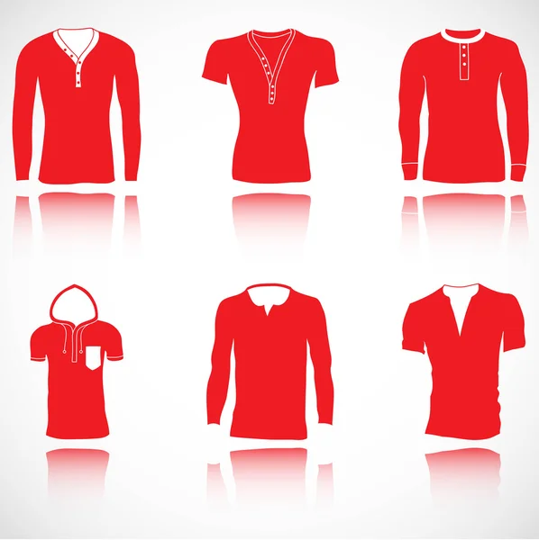 T-shirt, camisolas e camisola set — Vetor de Stock