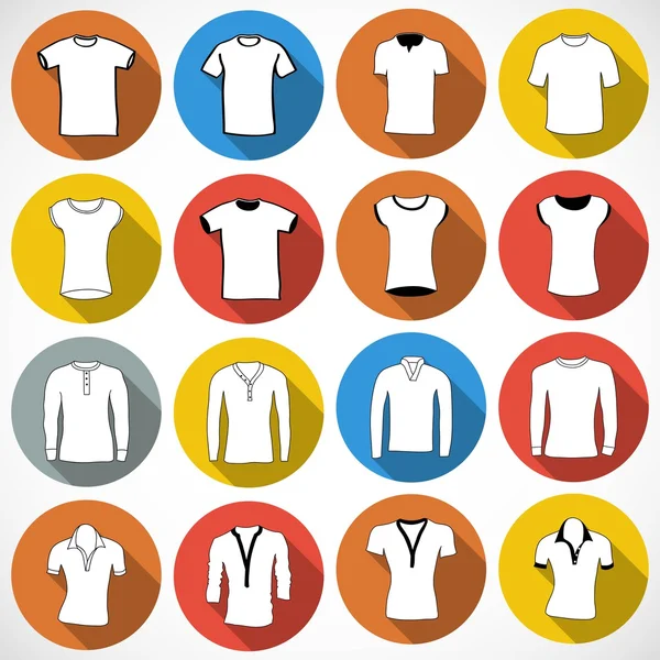 T shirt Icons illustration — Stock Vector