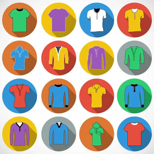 T shirt Icons illustration — Stock Vector