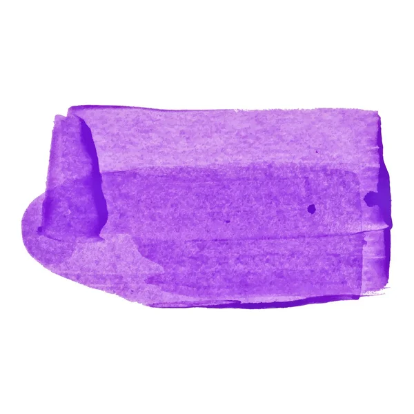Фіолетовий акварель бризки — стоковий вектор