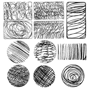 Daire ve dikdörtgen koleksiyonu