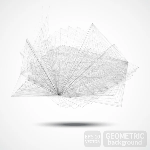 Abstrakter geometrischer Hintergrund — Stockvektor