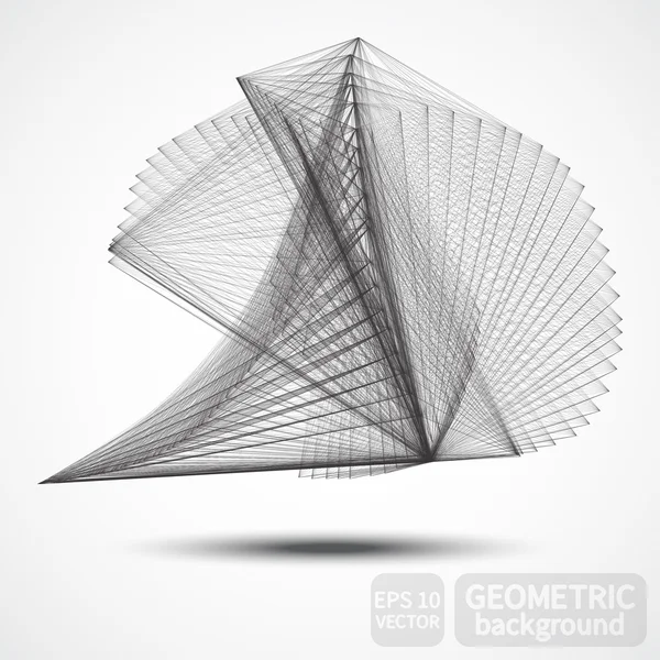 Abstrakter geometrischer Hintergrund — Stockvektor